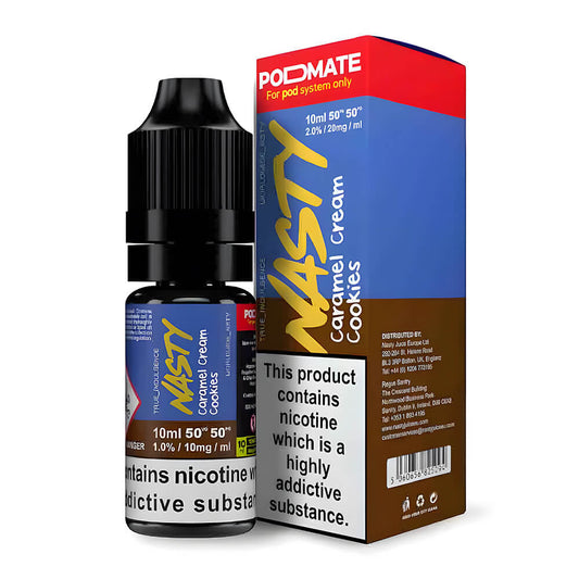 Nasty Podmate Caramel Cream Cookies Nic Salt