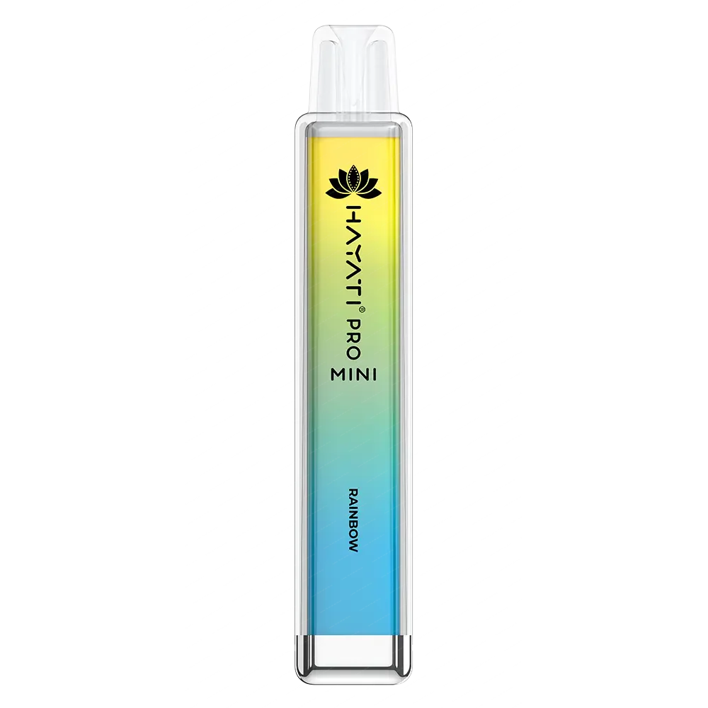 rainbow disposable vape Hayati Pro Mini 600 Rainbow Disposable Vape