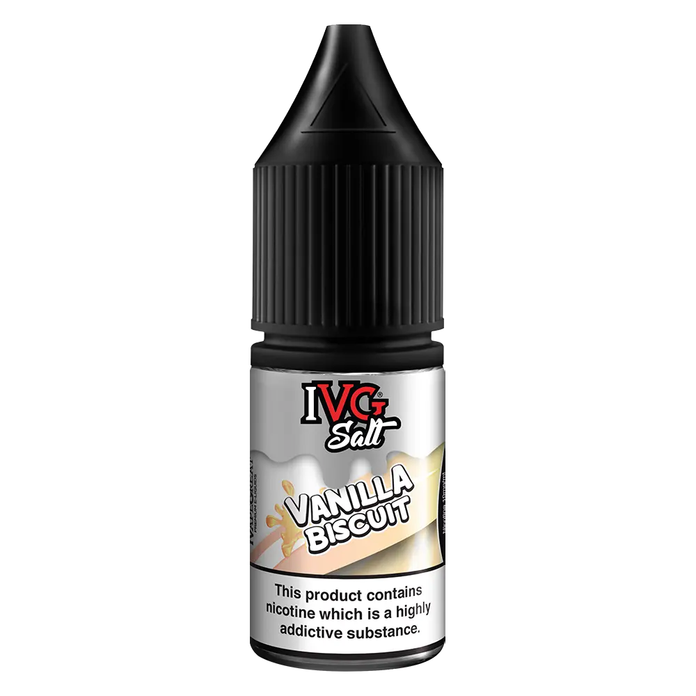 IVG Vanilla Biscuit Nic Salt Vape Juice - 10 for 20 IVG Vanilla Biscuit Nic Salt Vape Juice - 10 for 20