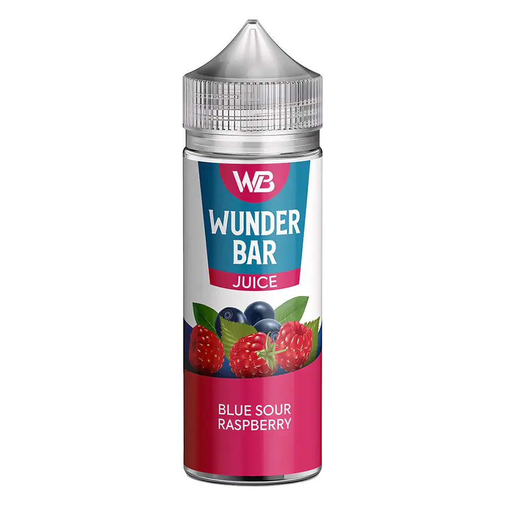 Wunder Bar Blue Sour Raspberry 100ml Shortfill E-Liquid
