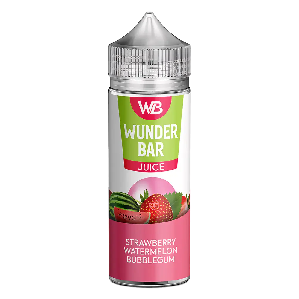 Wunder Bar Strawberry Watermelon Bubblegum 100ml Shortfill E-Liquid