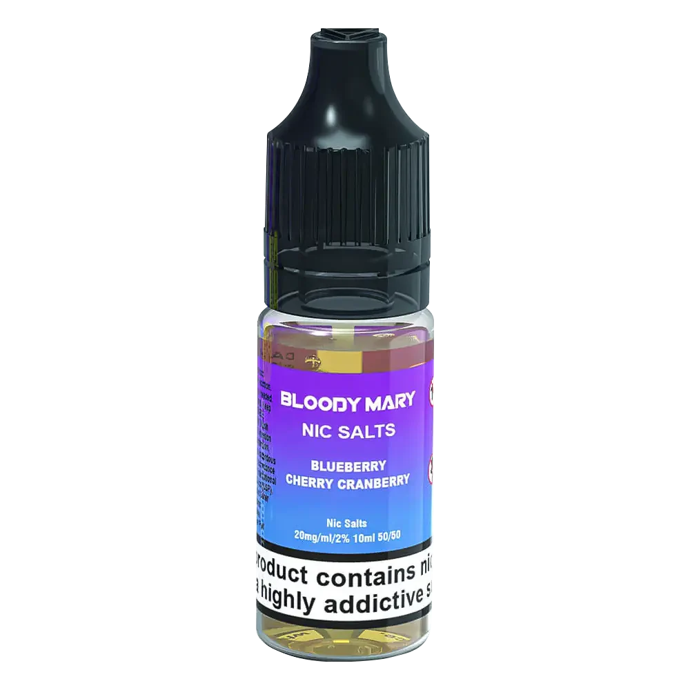 Bloody Mary Blueberry Cherry Cranberry Nic Salt Vape Juice