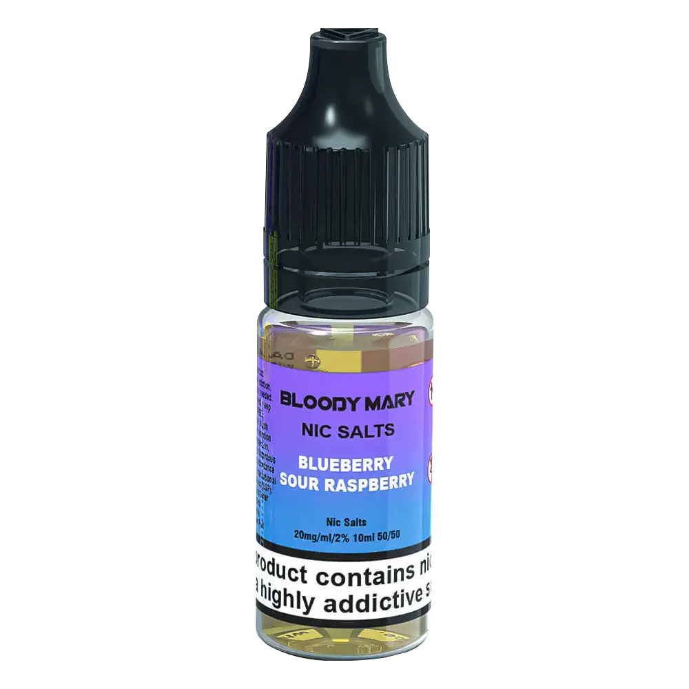 Bloody Mary Blueberry Sour Raspberry Nic Salt Vape Juice