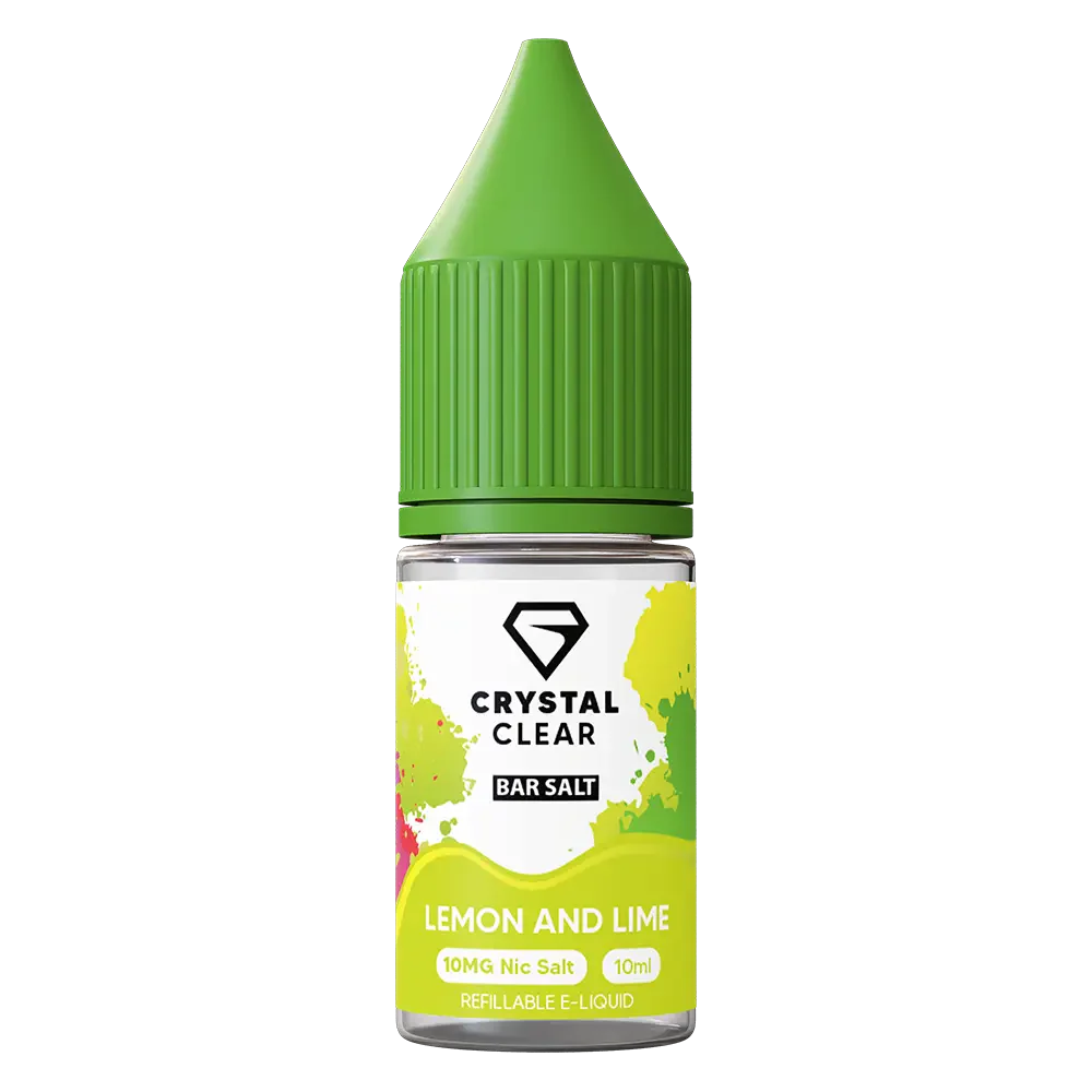 Crystal Clear Lemon & Lime Nic Salt Vape juice 10ml