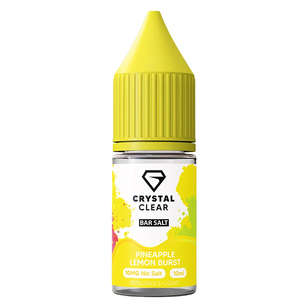 Crystal Clear Pineapple Lemon Burst Nic Salt Vape juice 10ml