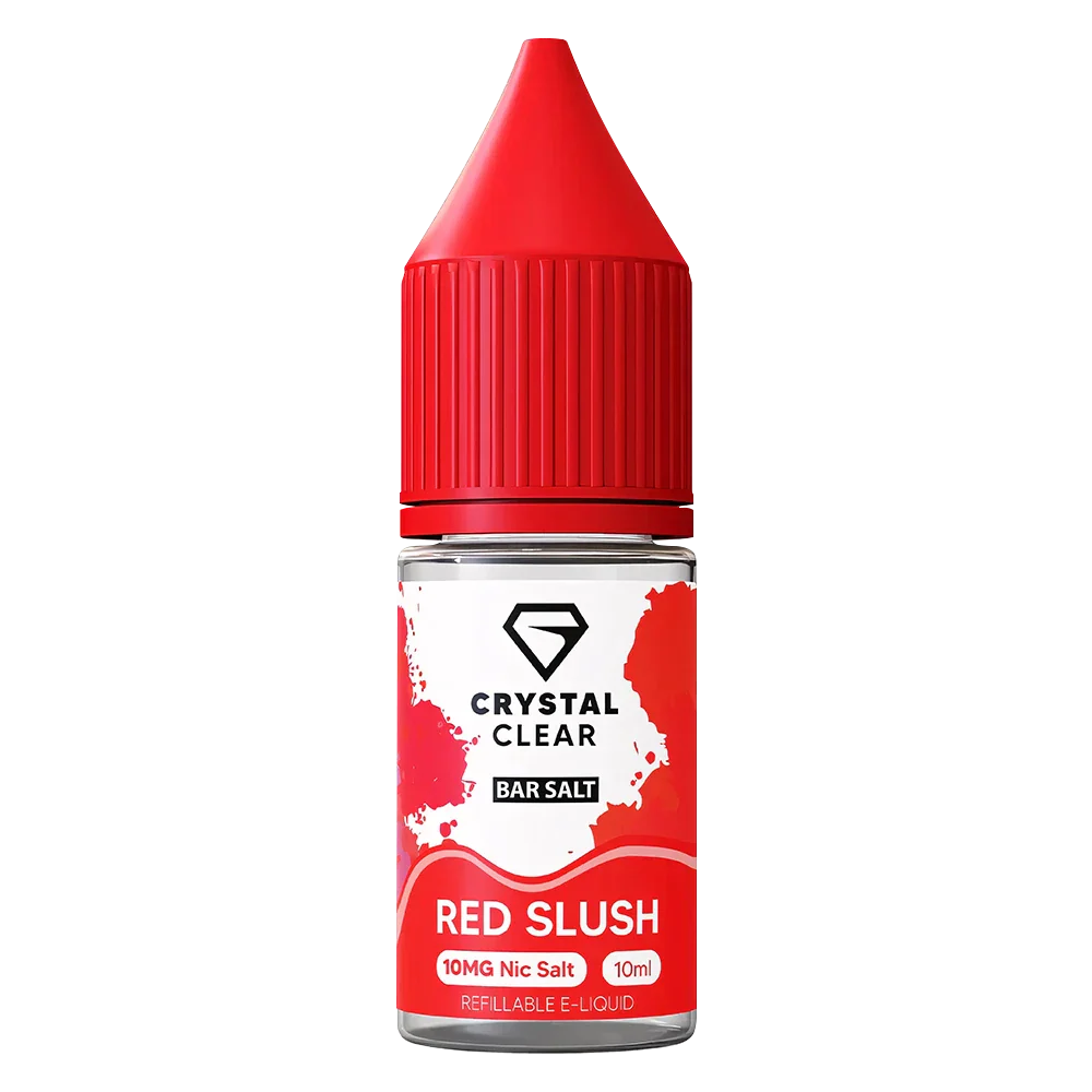 Crystal Clear Red Slush Nic Salt Vape juice 10ml