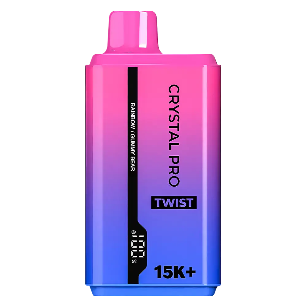gummy bear disposable vape Crystal Pro Twist 15000 Skittles / Gummy Bear