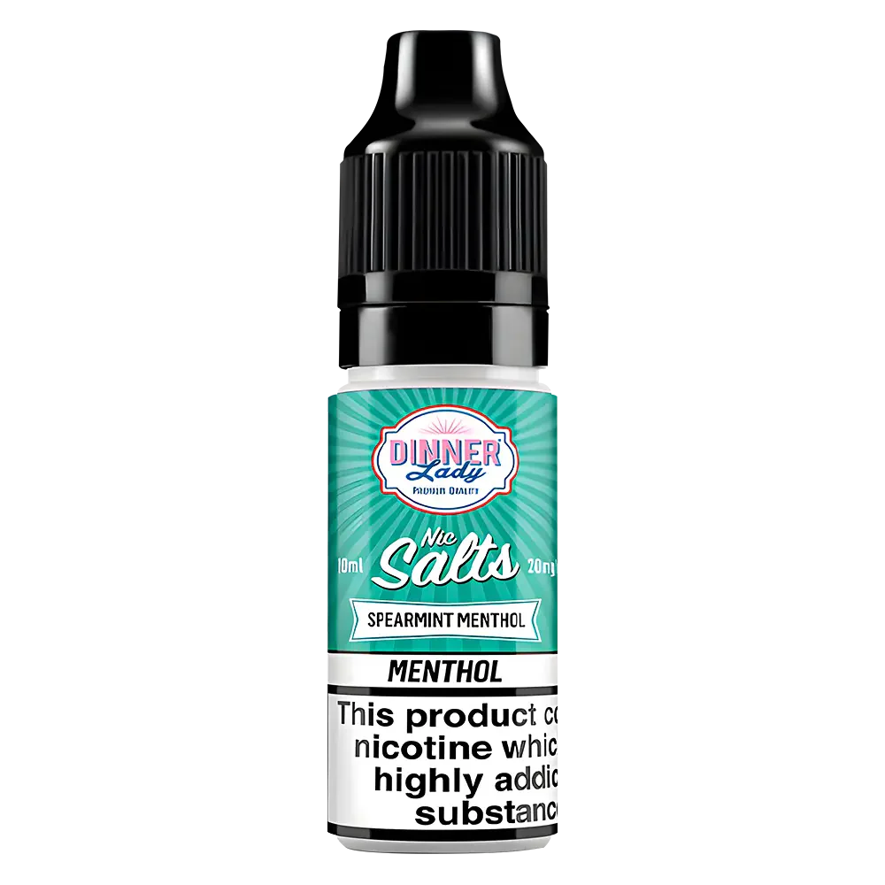 Spearmint Menthol Dinner Lady Nic Salts - 5 for 10 Spearmint Menthol Dinner Lady Nic Salts - 5 for 10
