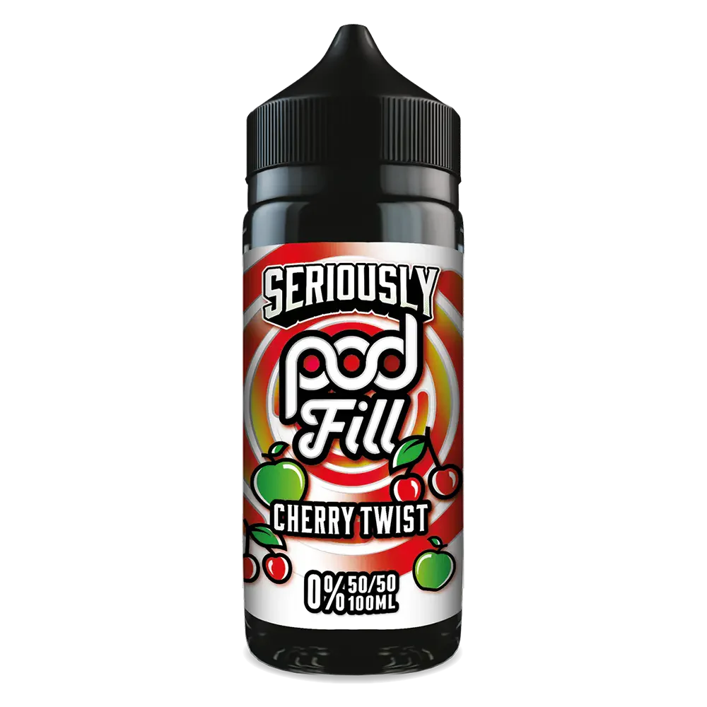 Seriously Pod Fill by Doozy Vape Cherry Twist 100ml E-liquid