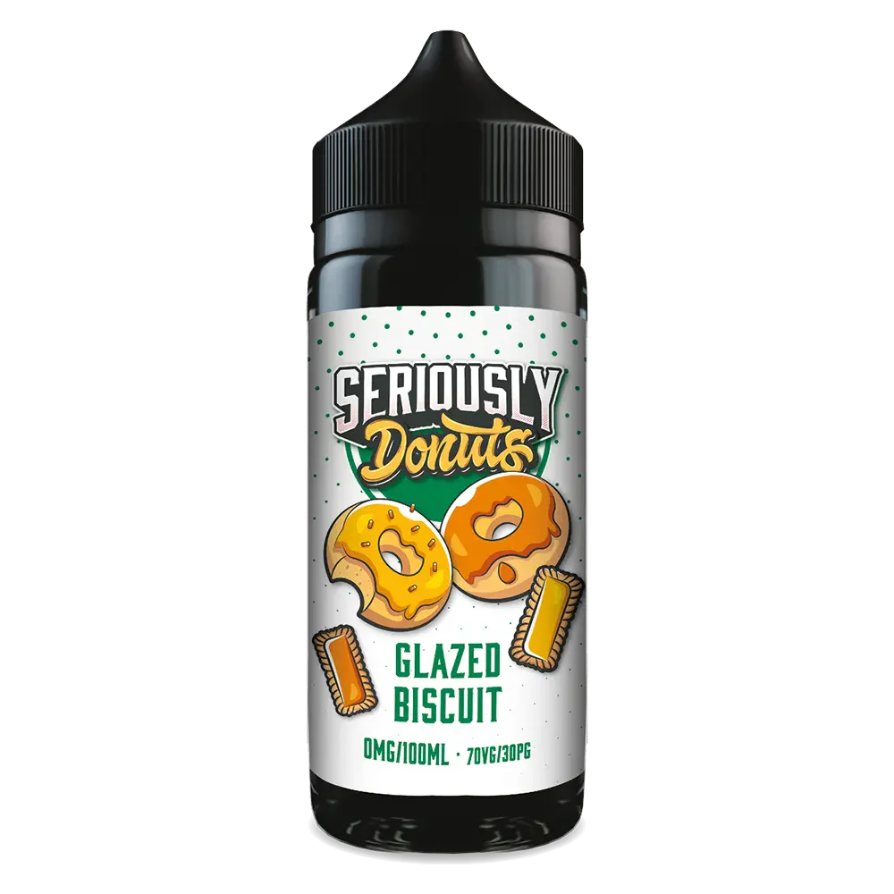 Seriously Donuts by Doozy Glazed Biscuit 100ml Shortfill E-Liquid