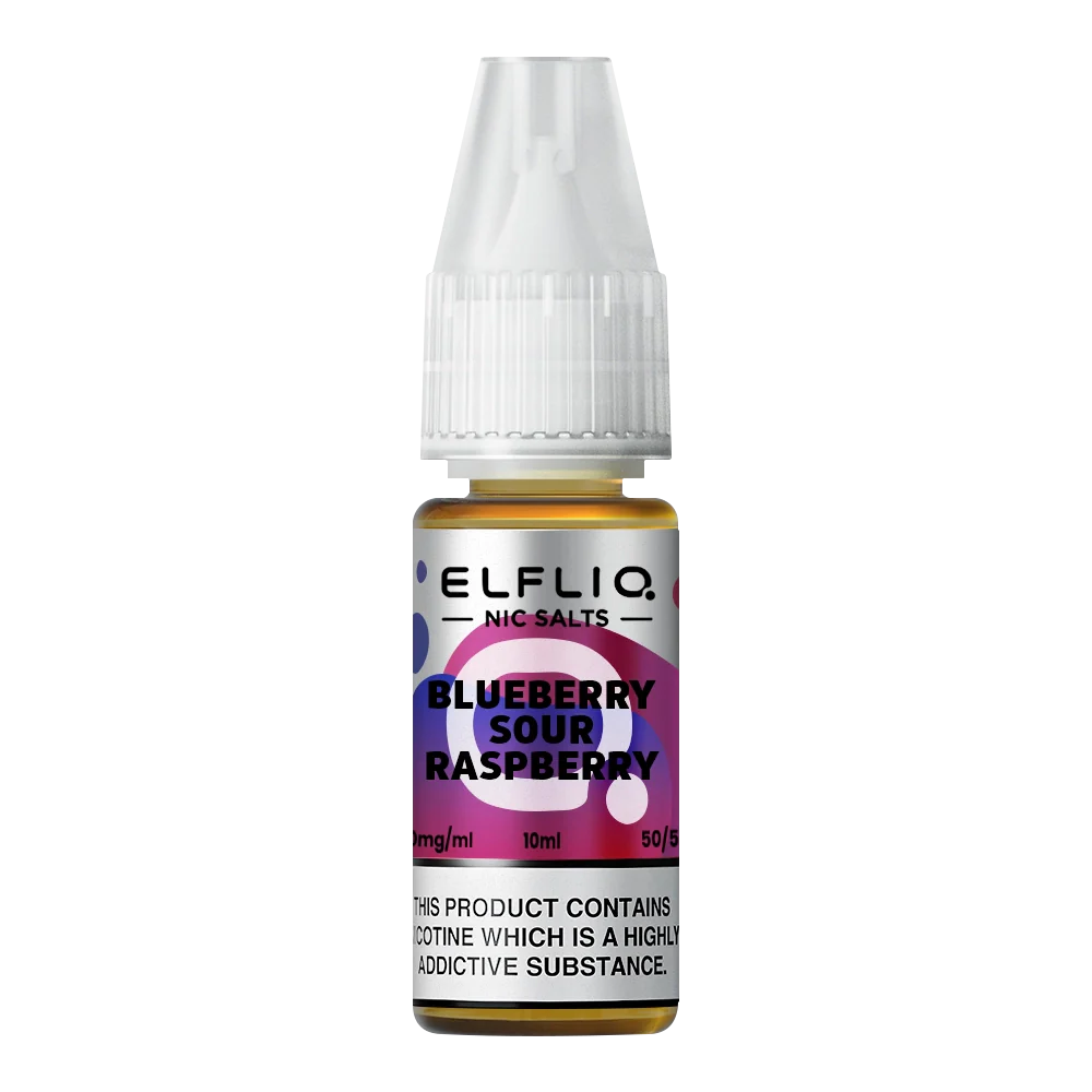 Elf Bar ElfLiq Blueberry Sour Raspberry Nic Salt Vape juice