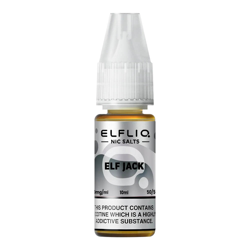Elf Bar ElfLiq Elf Jack Nic Salt Vape Juice - 5 for 10 Elf Bar ElfLiq Elf Jack Nic Salt Vape Juice - 5 for 10