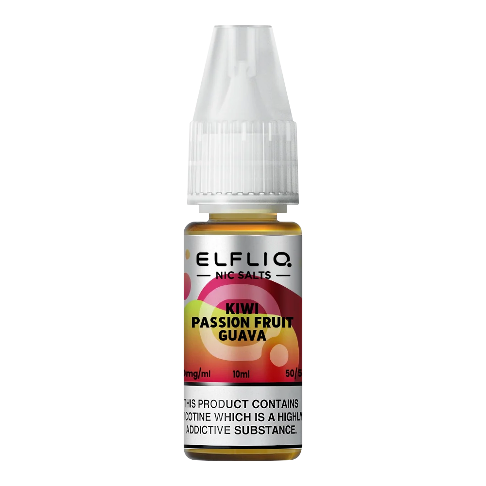 Elf Bar ElfLiq Kiwi Passion Fruit Guava Nic Salt Vape Juice