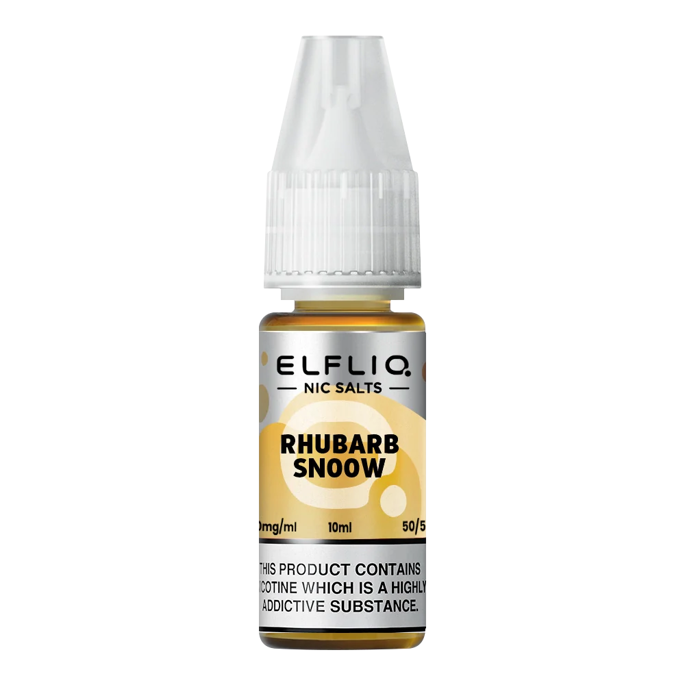 Elf Bar ElfLiq Rhubarb Snoow Nic Salt Vape Juice
