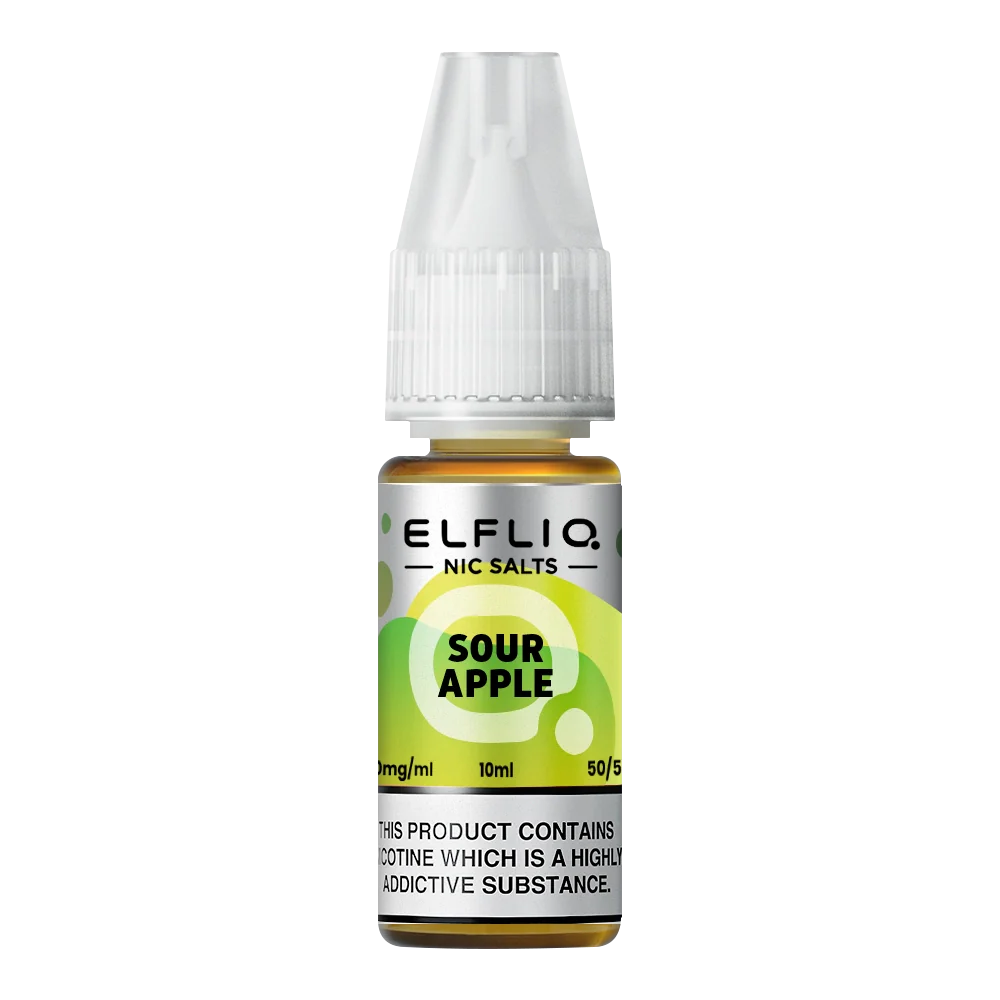 Elf Bar ElfLiq Sour Apple Nic Salt Vape Juice