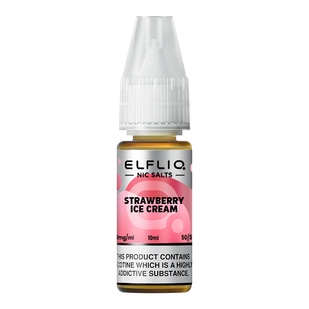 Elf Bar ElfLiq Strawberry Ice Cream Nic Salt Vape Juice