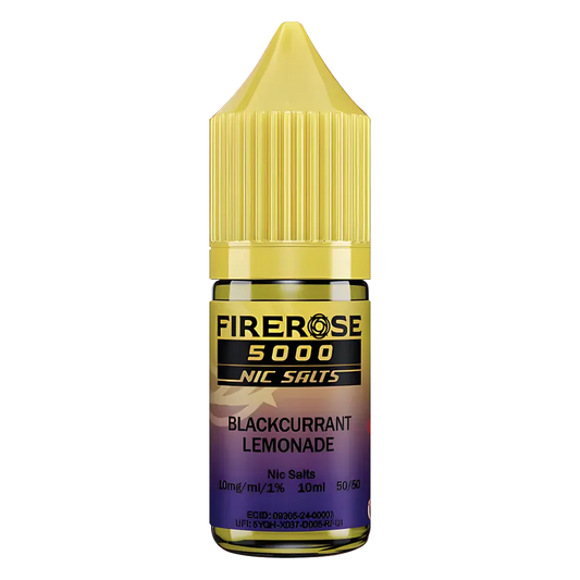 Blackcurrant Lemonade Elux Firerose 5000 Nic Salt Vape Juice