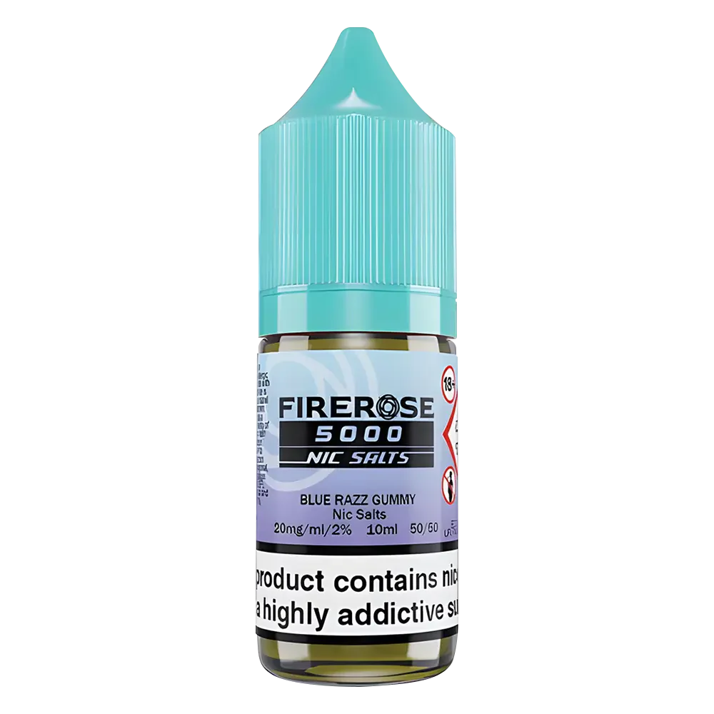 Blue Razz Gummy Elux Firerose 5000 Nic Salt Vape Juice