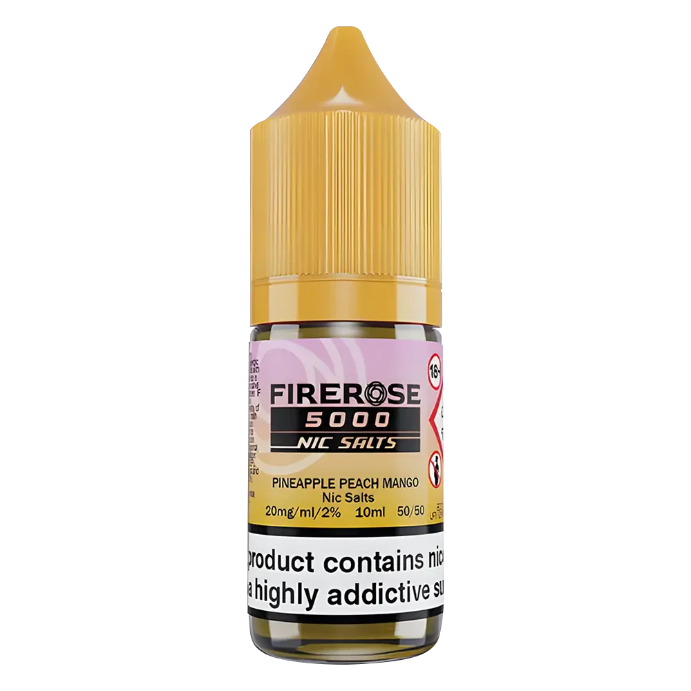 Pineapple Peach Mango Elux Firerose 5000 Nic Salt Vape Juice