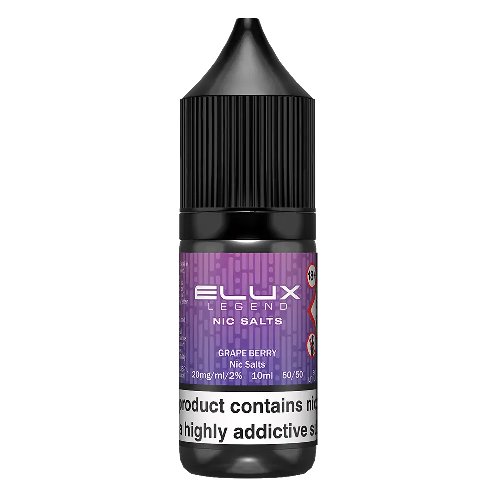 Grape Berry Elux Legend Nic Salt Vape Juice