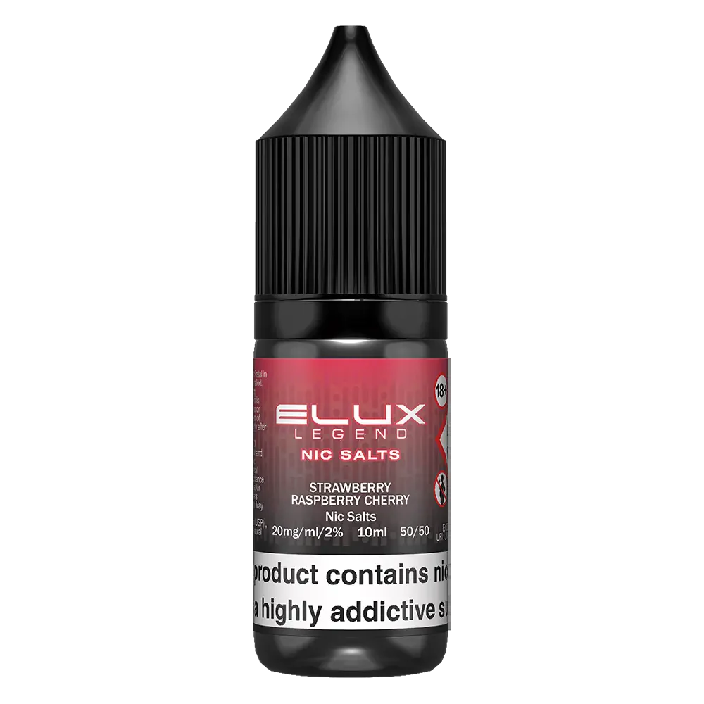 Strawberry Raspberry Cherry Elux Legend Nic Salt Vape Juice