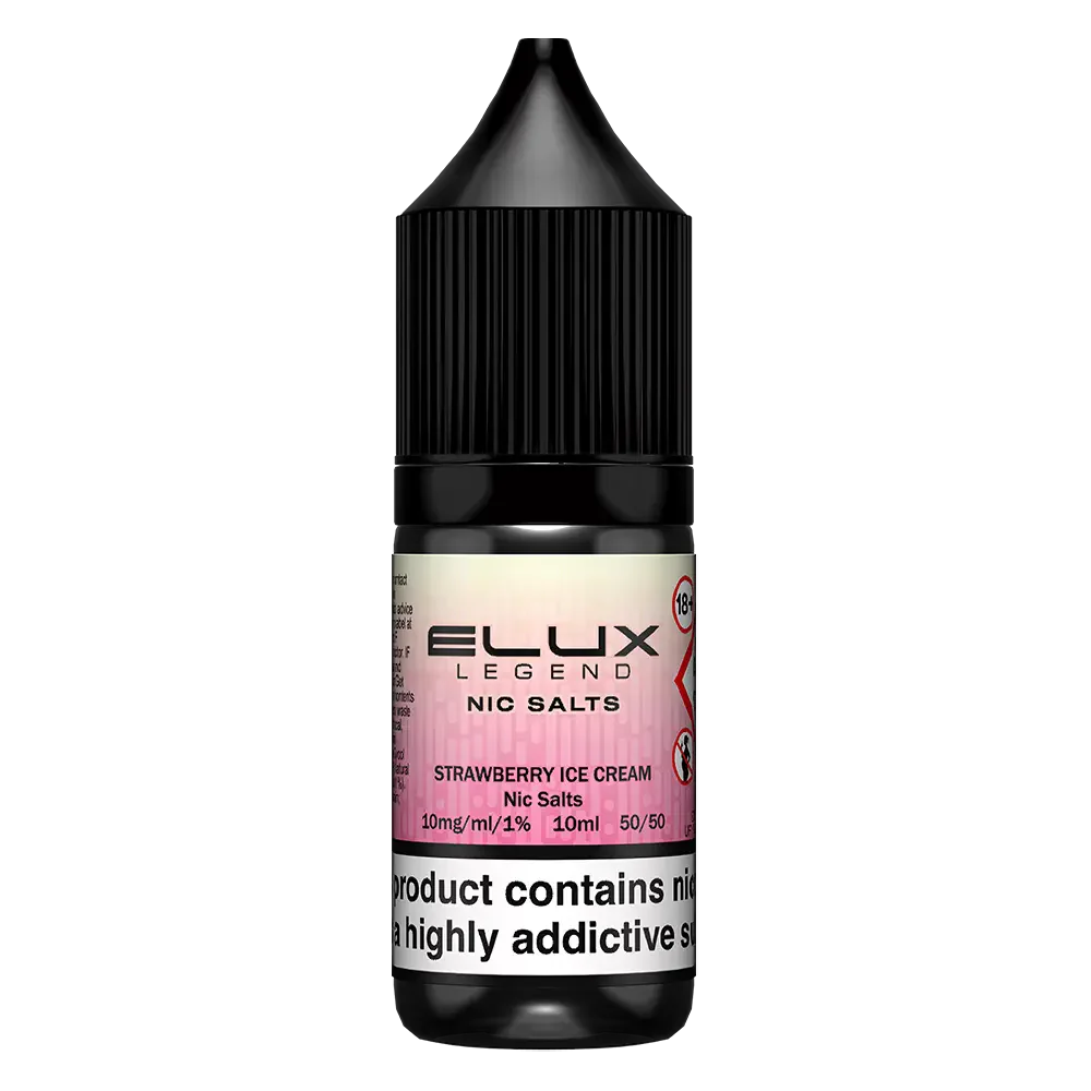 Strawberry Ice Cream Elux Legend Nic Salt Vape Juice