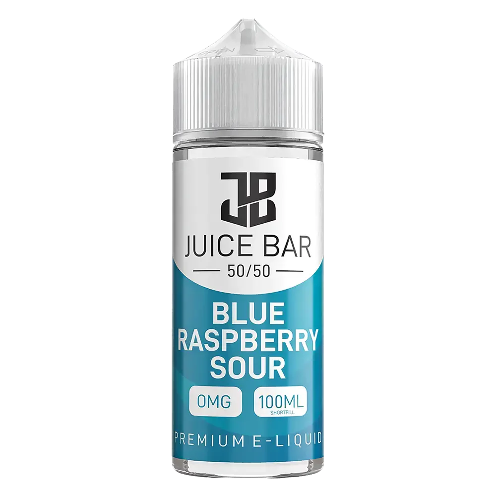 Juice Bar Blue Raspberry Sour 100ml Shortfill E-Liquid