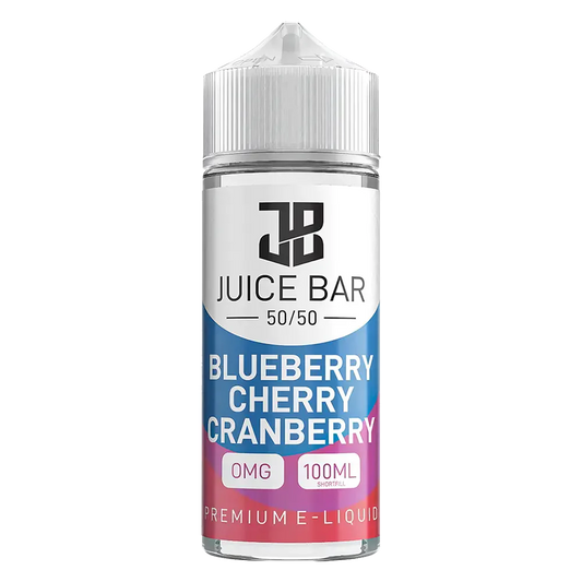 Juice Bar Blueberry Cherry Cranberry 100ml Shortfill E-Liquid