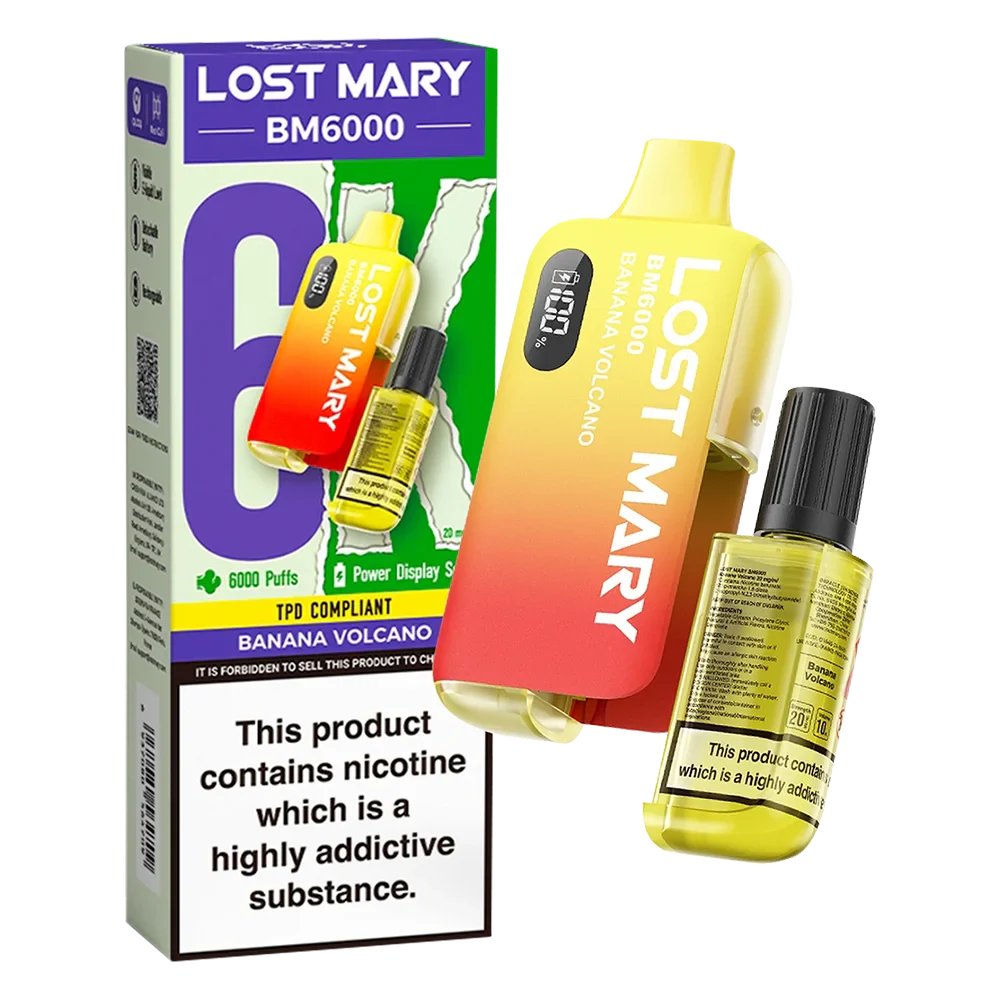 Lost Mary BM6000 Banana Volcano Disposable Vape