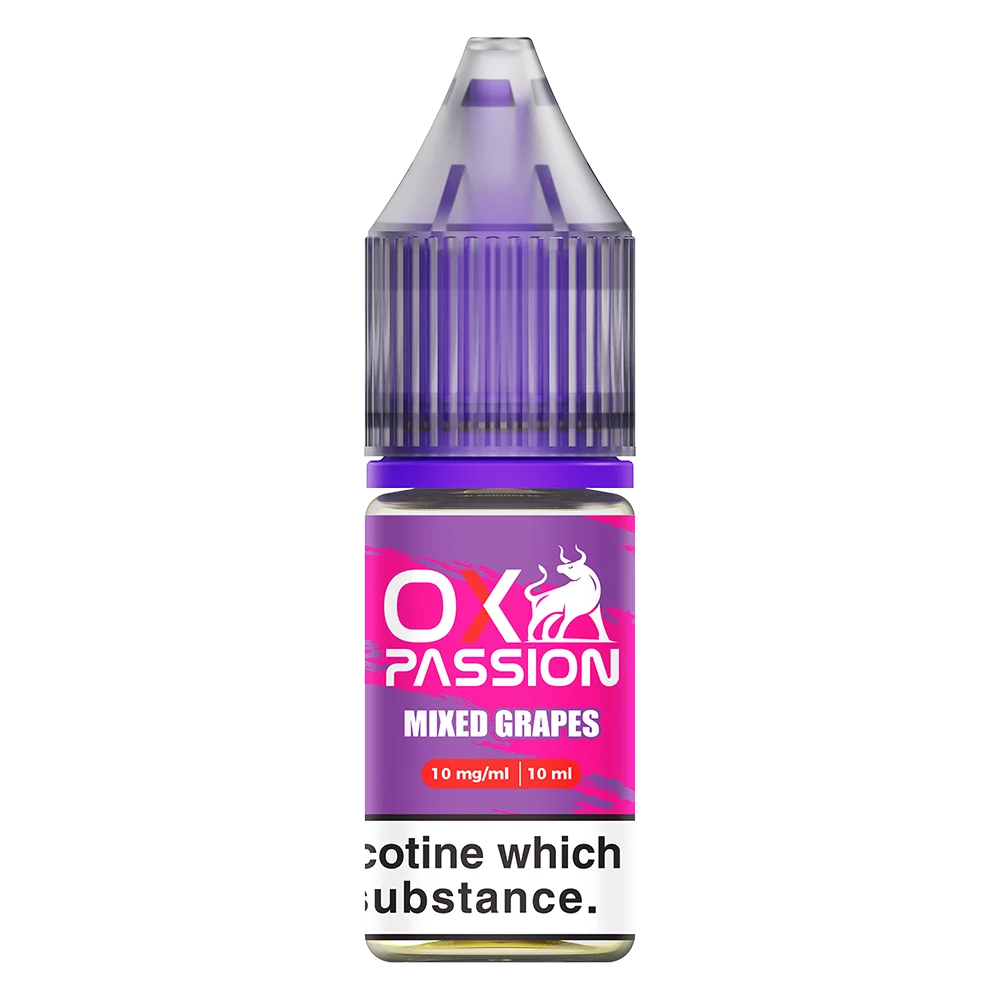 Ox Passion Mixed Grapes Nic Salt E-Liquid by OXVA