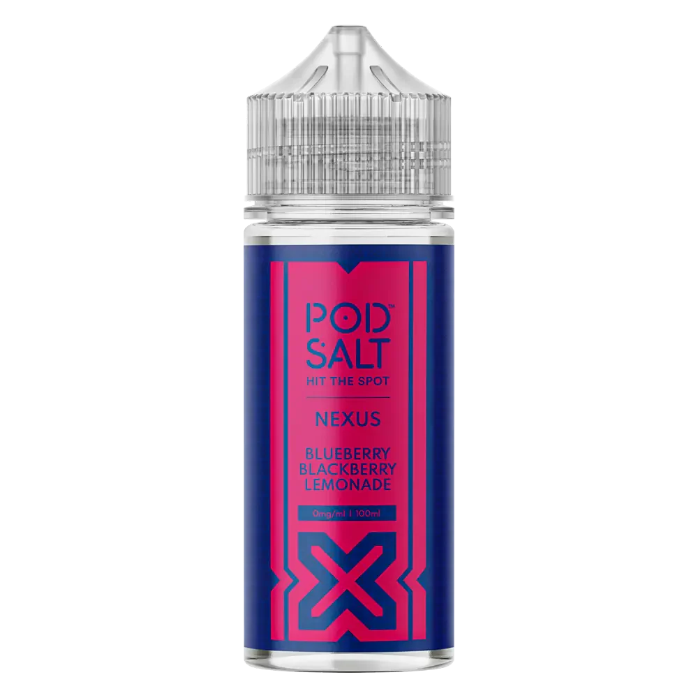 Pod Salt Nexus Blueberry Blackberry Lemonade 100ml E-Liquid