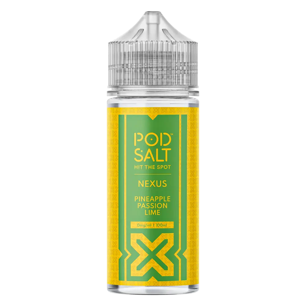 Pod Salt Nexus Pineapple Passion Lime 100ml E-Liquid
