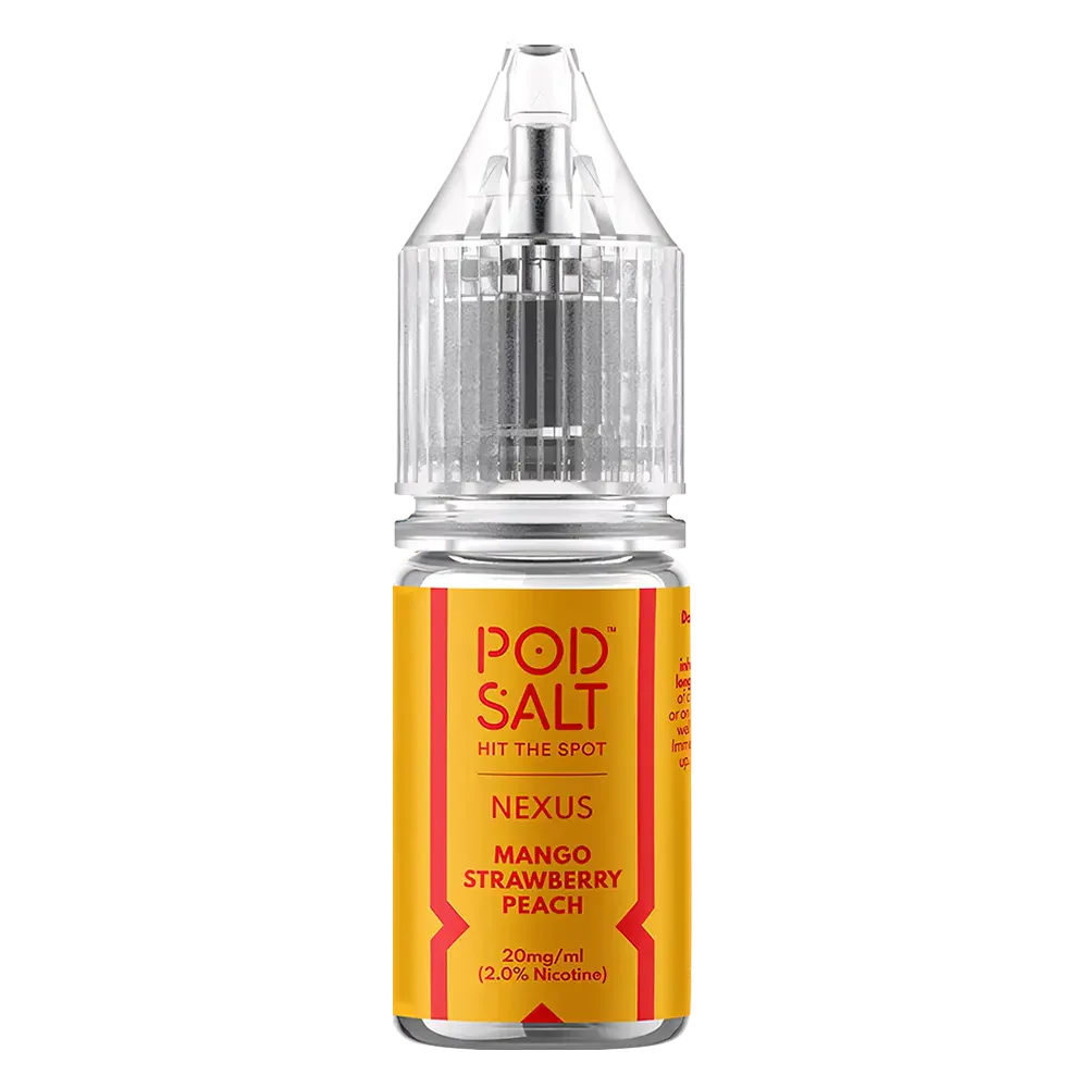 Pod Salt Nexus Mango Strawberry Peach Nic Salt Vape Juice