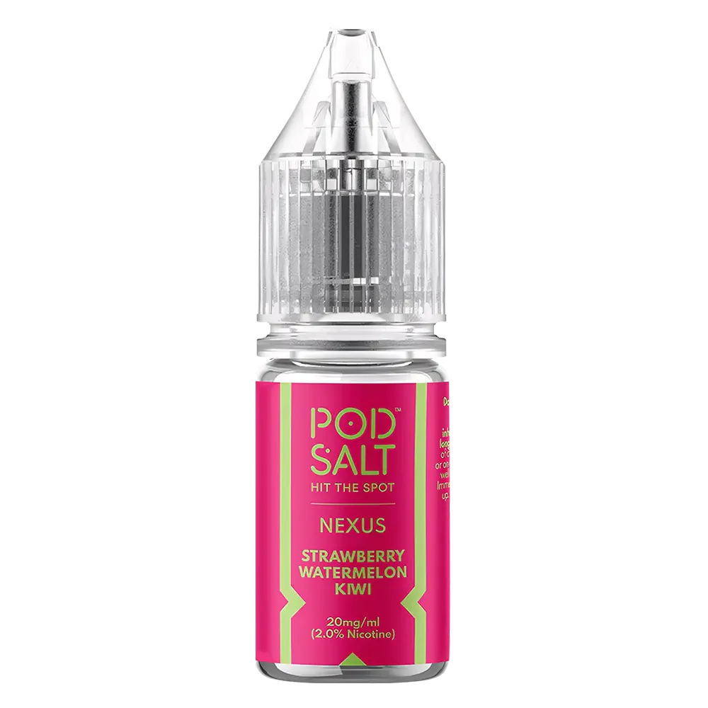 Strawberry Watermelon Kiwi Nic Salt E-Liquid by Pod Salt Nexus