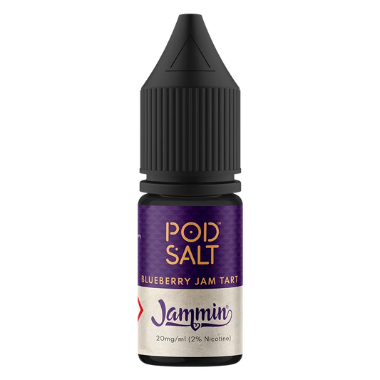 Blueberry Jam Tart Nic Salt E-Liquid 10ml by Pod Salt & Jammin