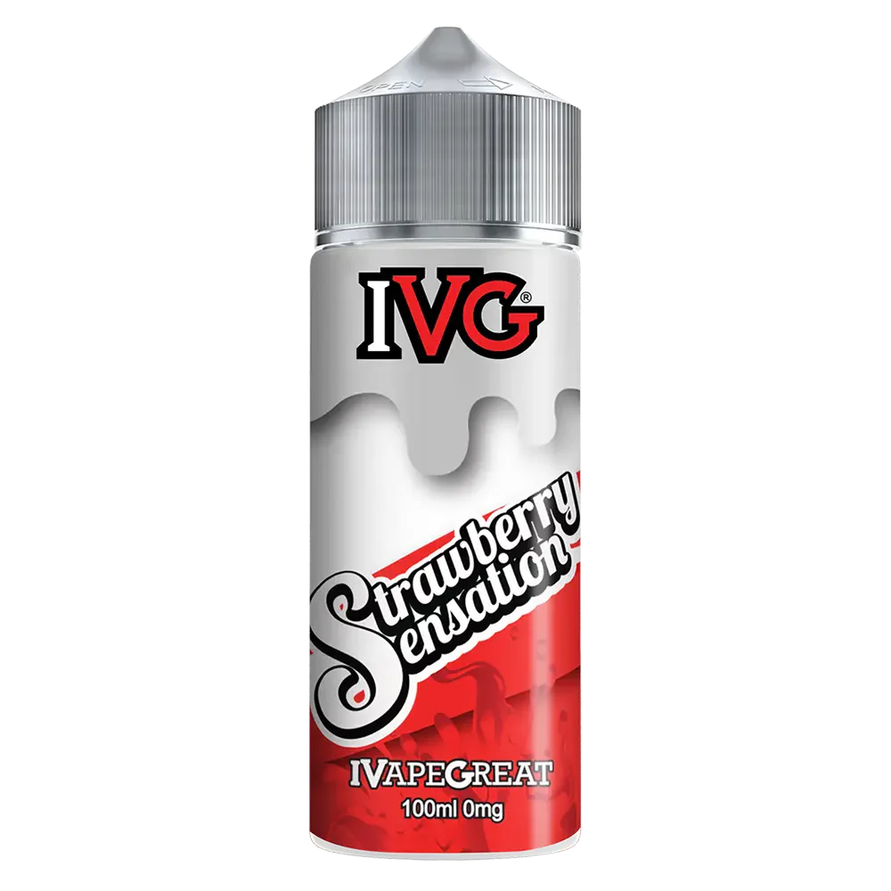 IVG Strawberry Sensation Vape Juice 100ml