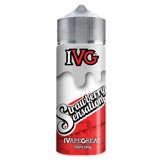 IVG Strawberry Sensation Vape Juice 100ml