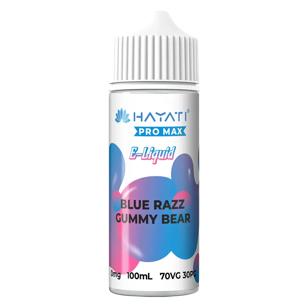 Hayati Blue Razz Gummy Bear 100ml Shortfill Vape Juice