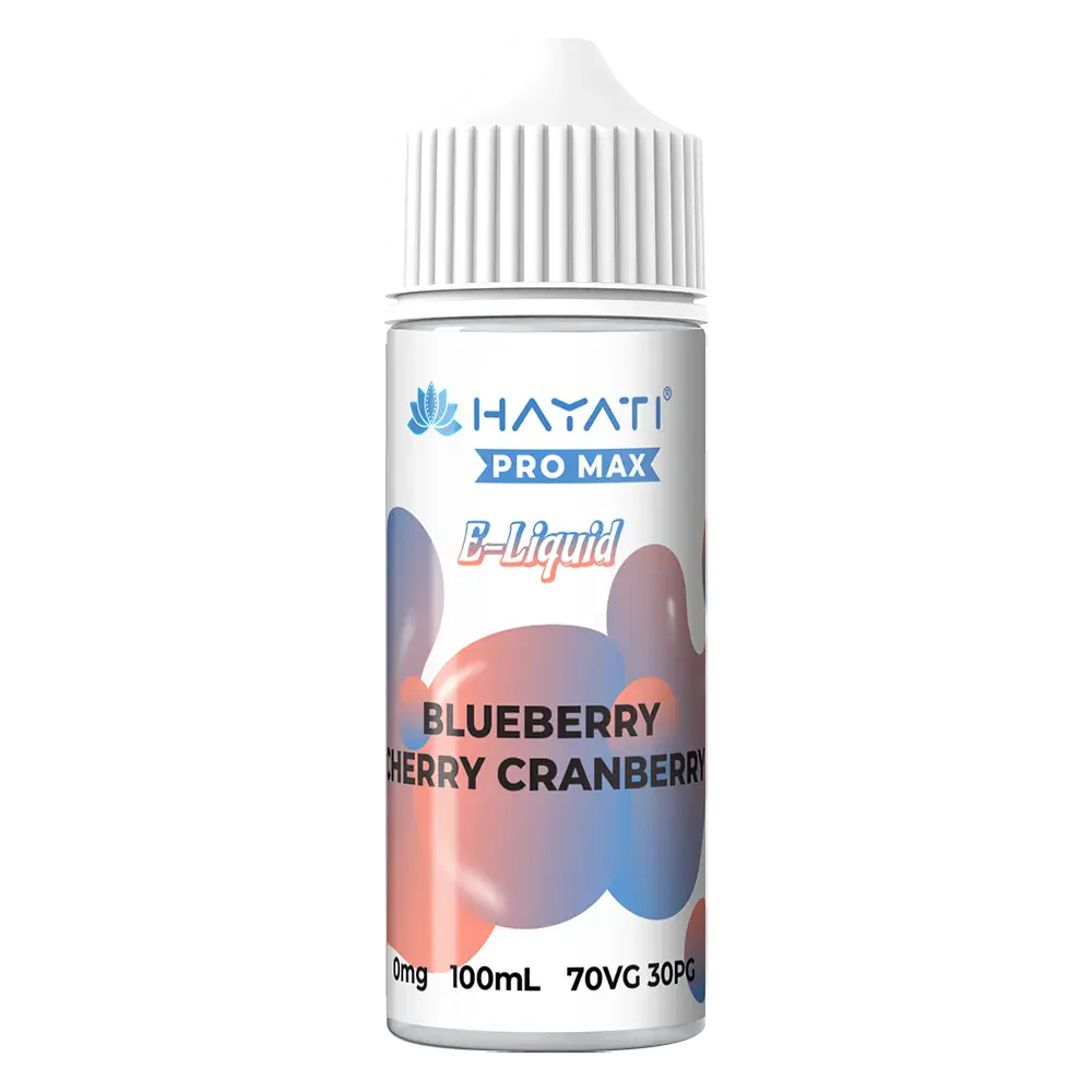 Hayati Blueberry Cherry Cranberry 100ml Shortfill Vape Juice