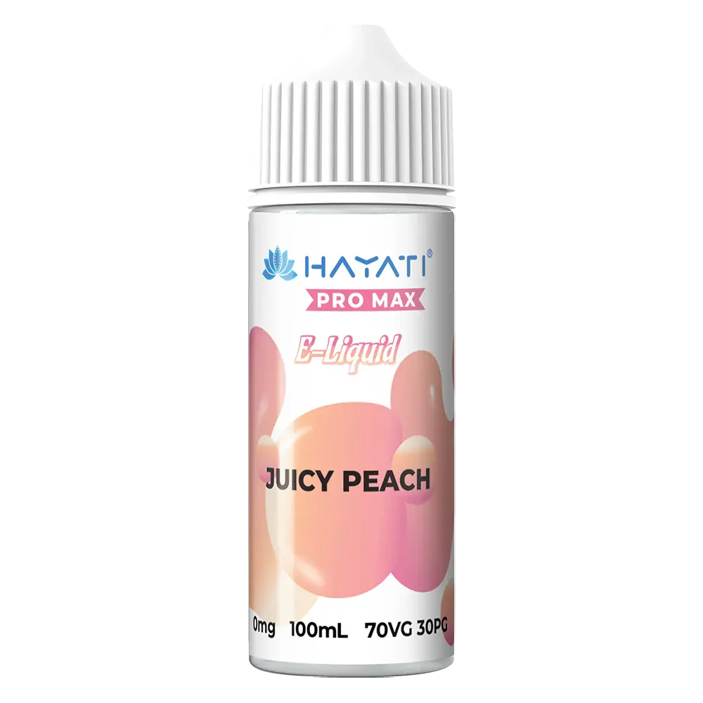 Hayati Juicy Peach 100ml Shortfill Vape Juice