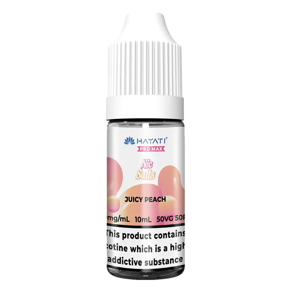 Hayati Pro Max Juicy Peach Nic Salt Vape Juice