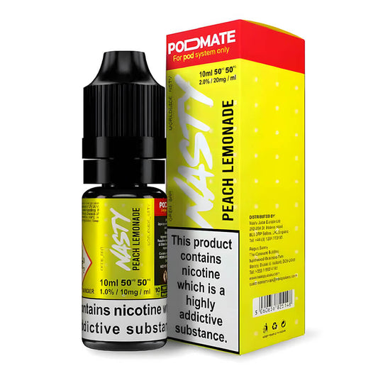 Nasty Podmate Peach Lemonade Nic Salt