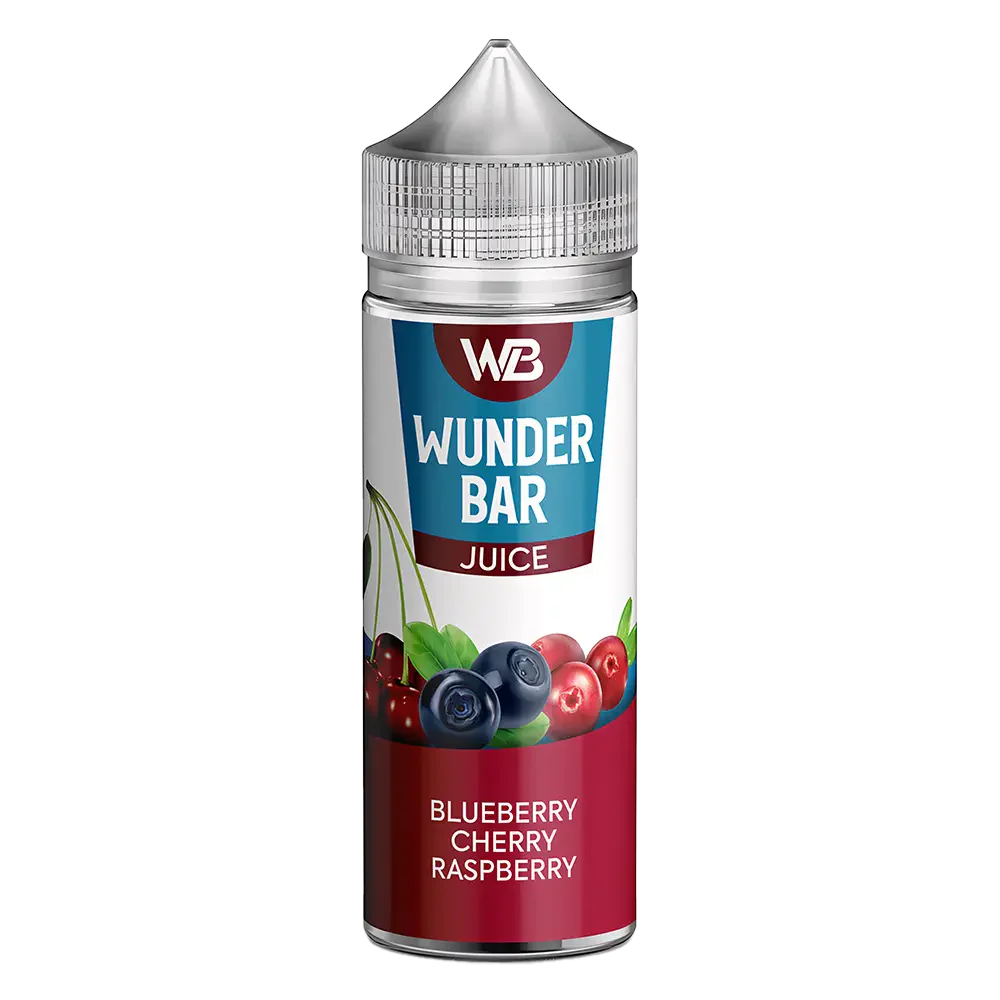 Wunder Bar Blueberry Cherry Cranberry 100ml Shortfill E-Liquid