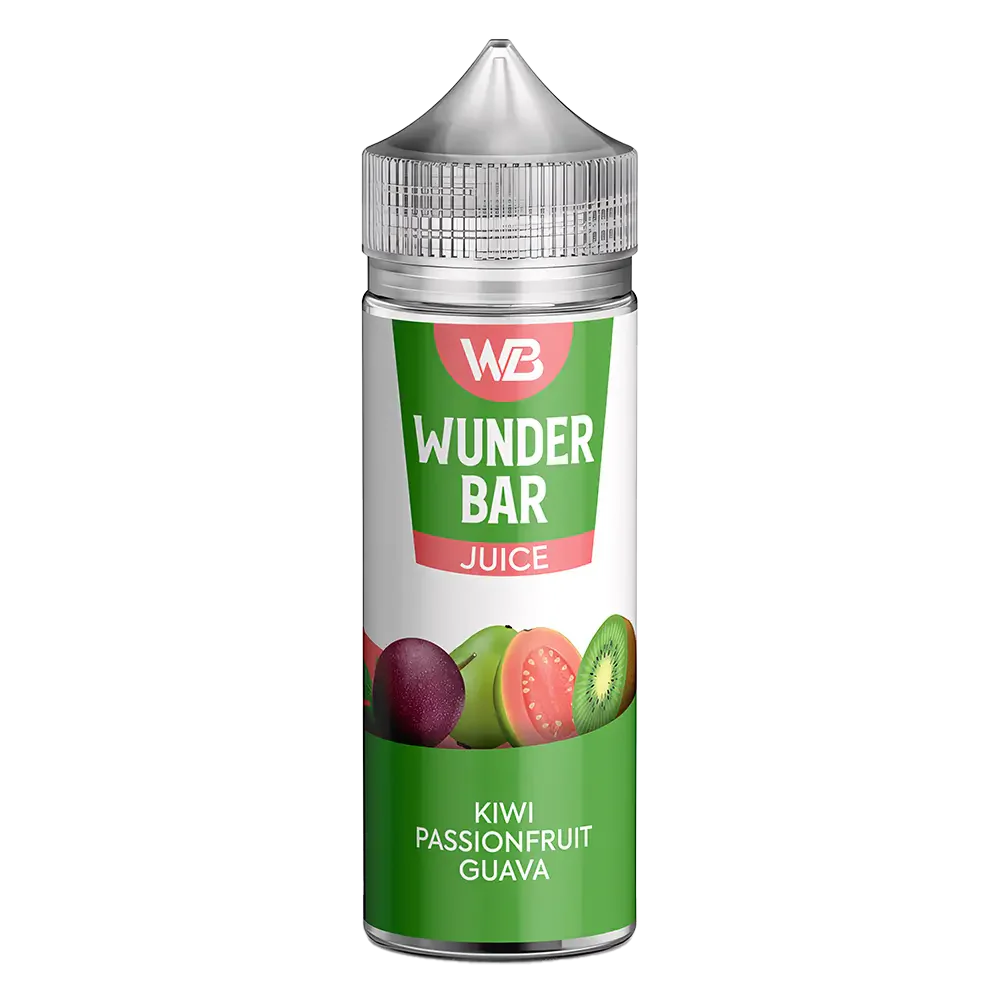 Wunder Bar Kiwi Passionfruit Guava 100ml Shortfill E-Liquid