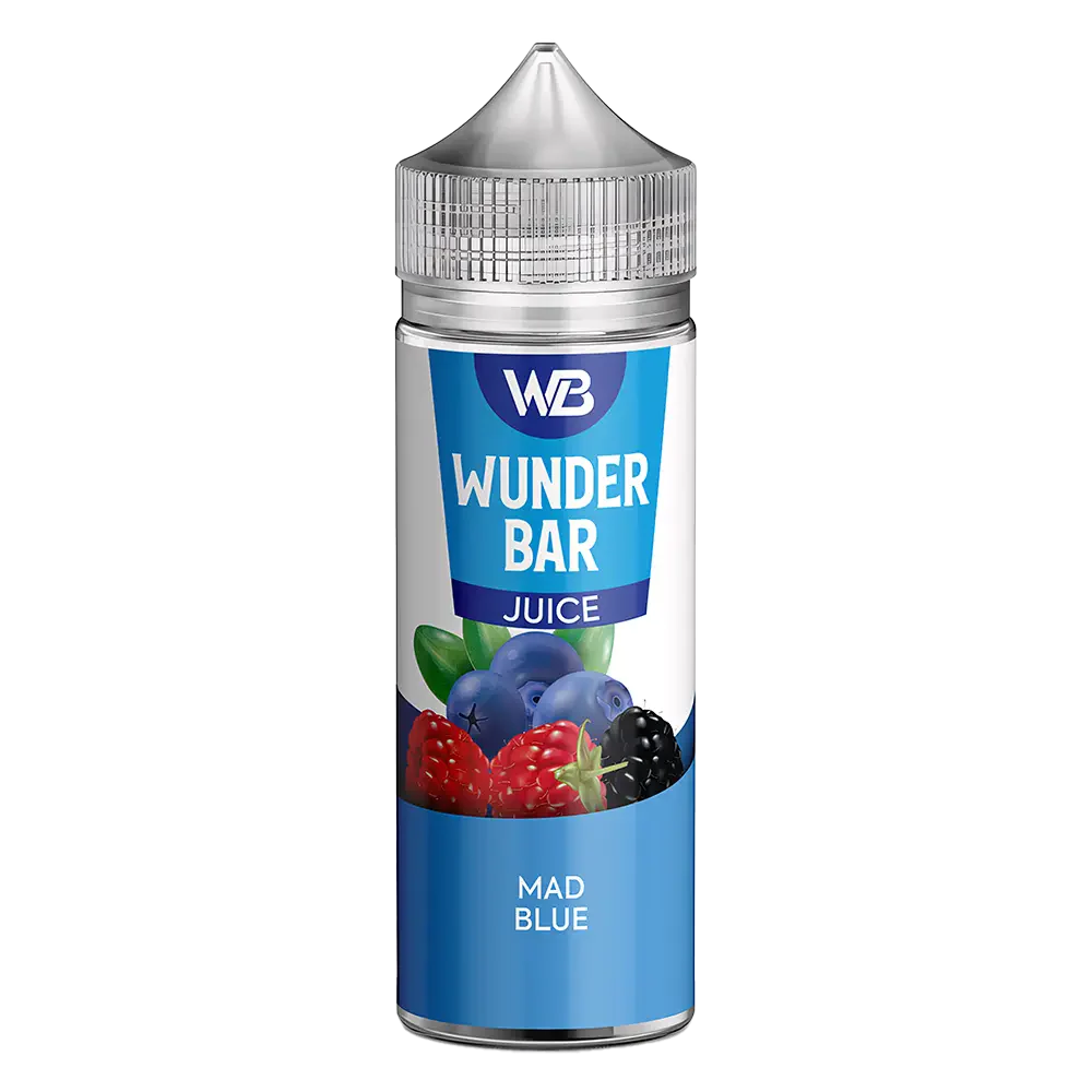 Wunder Bar Mad Blue 100ml Shortfill E-Liquid