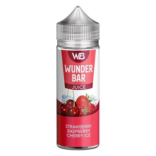 Wunder Bar Strawberry Raspberry Cherry Ice 100ml Shortfill E-Liquid