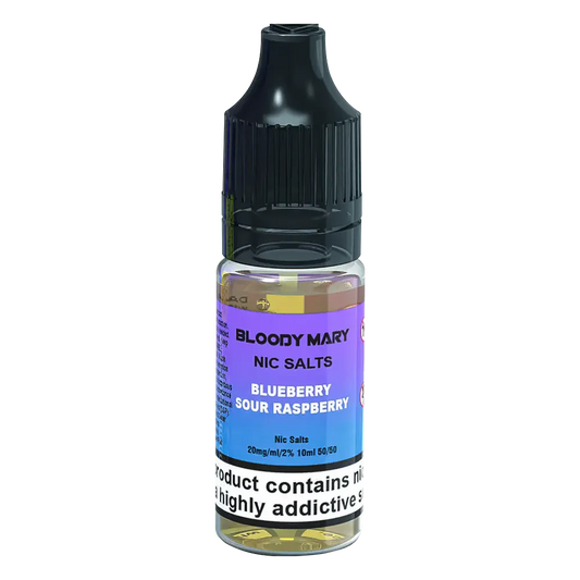 Bloody Mary Blueberry Sour Raspberry Nic Salt Vape Juice