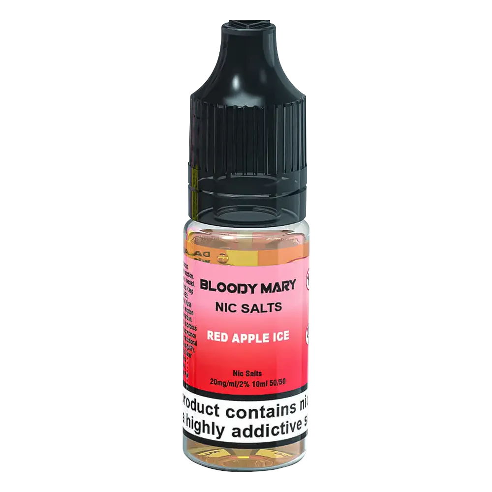 Bloody Mary Red Apple Ice Nic Salt Vape Juice