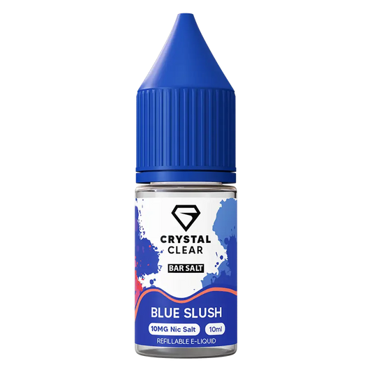 Crystal Clear Blue Slush Nic Salt Vape juice 10ml