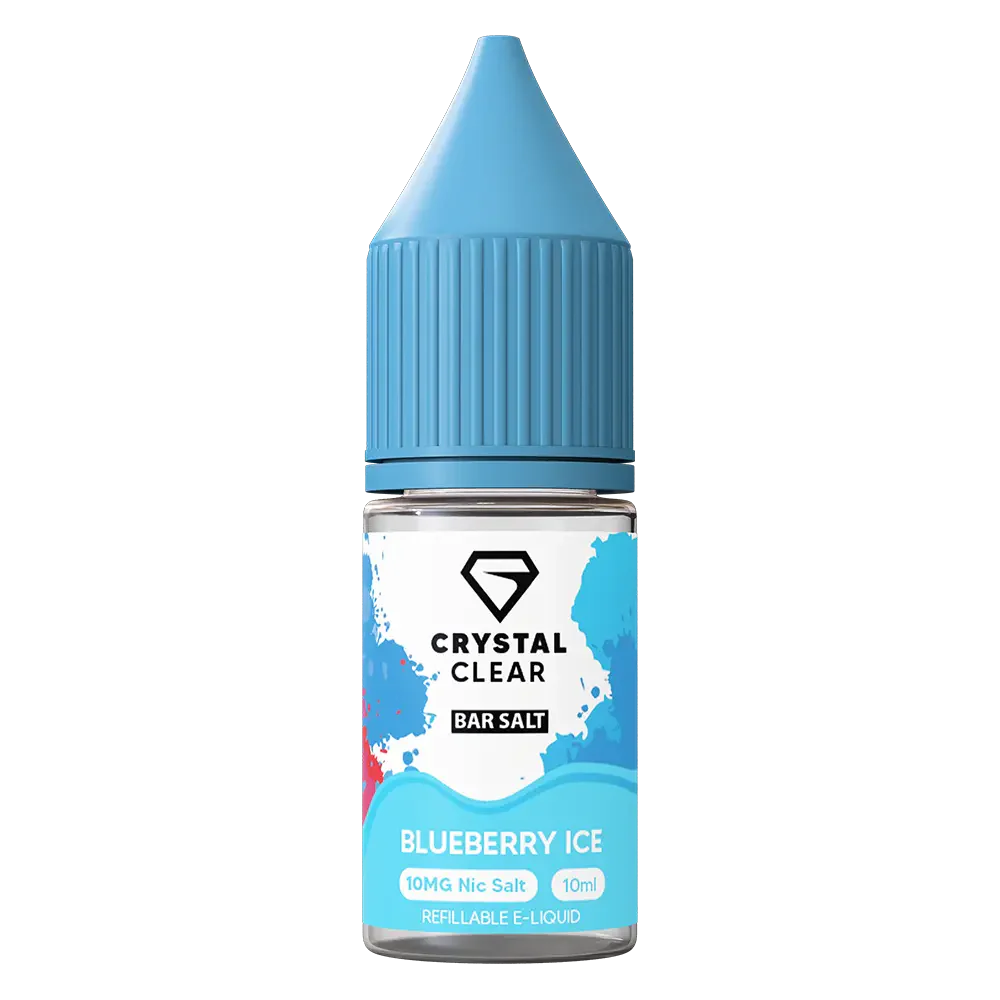 Crystal Clear Blueberry Ice Nic Salt Vape juice 10ml